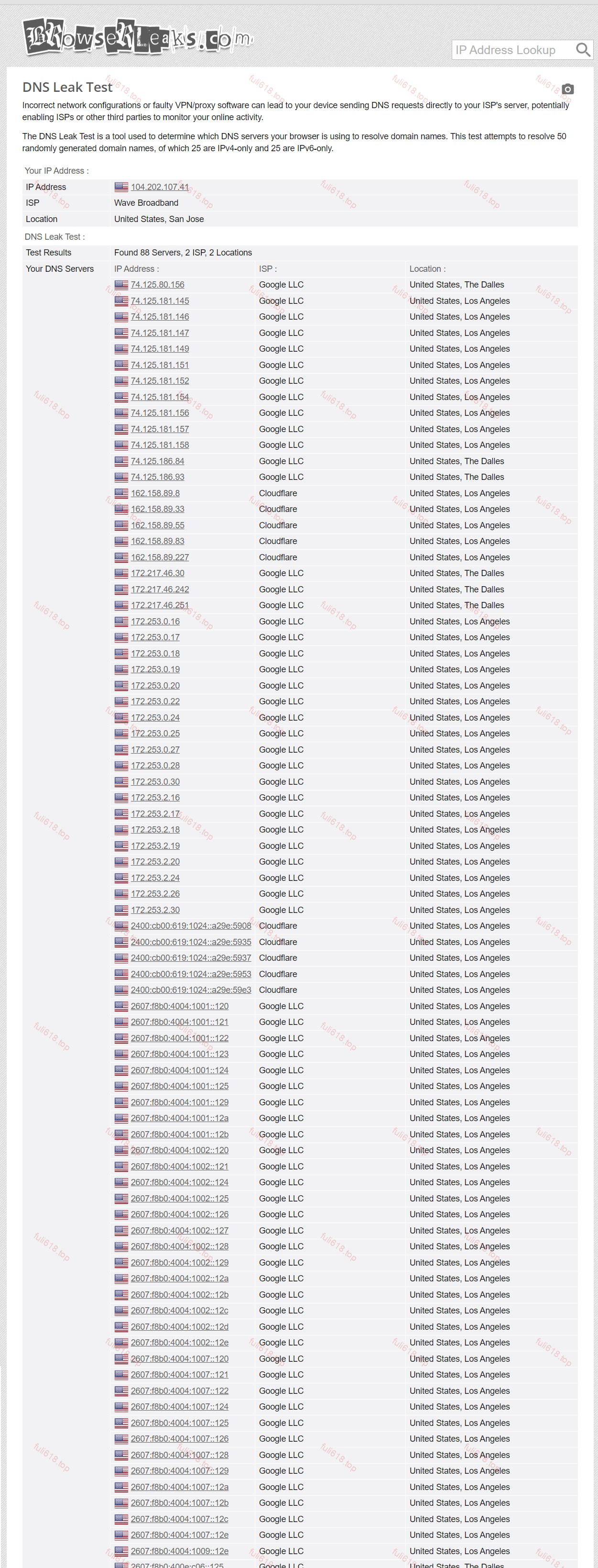clash dns配置,无DNS泄露,fake-ip,redir-host双配置 1 leak-test-1